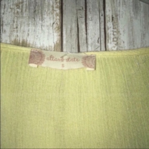 Altar'd State Yellow Embroidered Blouse - Picture 4 of 11